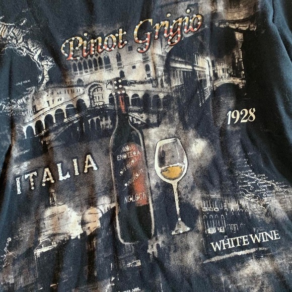 Vintage Y2K funky wine top - Picture 2 of 4